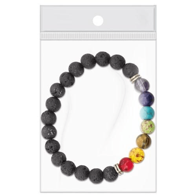 Bracciale con perline in pietra