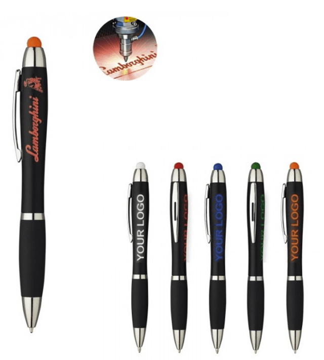 Penna "touch" con logo luminoso
