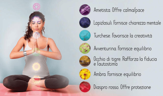 Bracciale con perline in pietra