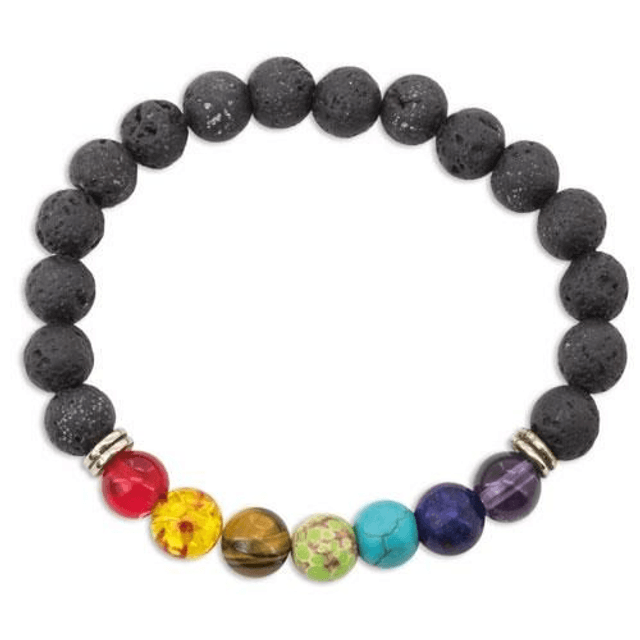 Bracciale con perline in pietra